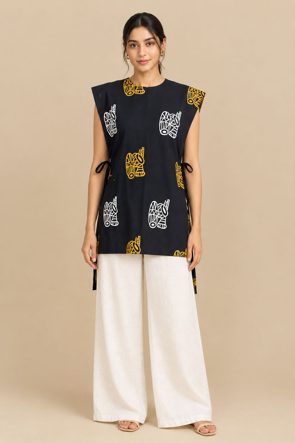 Tribal Muse Side-Tie Cover-Up